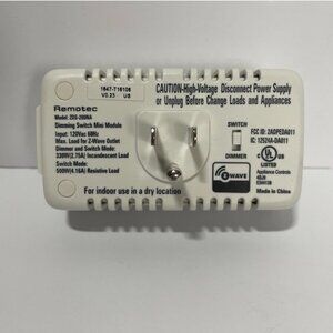 Remotec ZDS-200NA Wireless Lighting Dual Mode Dimmer Switch Mini Module Z Wave